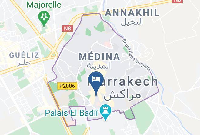 Marrakesh - Hotel Eddakhla Maps