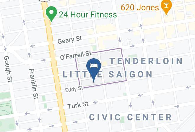 San Francisco - Hotel Eddy Maps