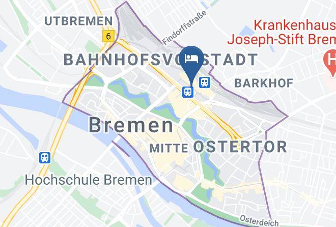 Stadt Bremen - Hotel Edel Weiss Maps