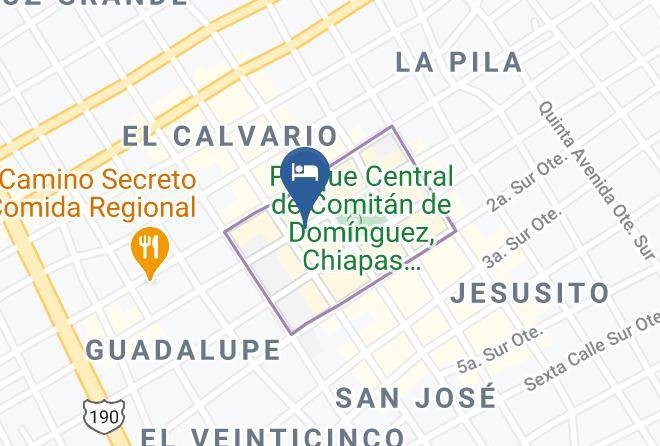 Comitan De Dominguez - Hotel Edelmira Maps