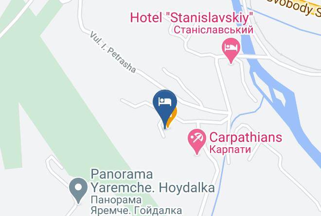 Yaremcha - Hotel Edelveis Maps