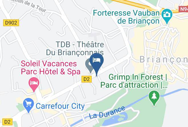 Hautes Alpes - Hotel Edelweiss Briancon Maps