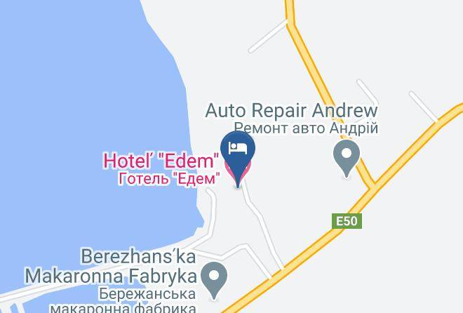 Berezhany Raion - Hotel Edem Maps