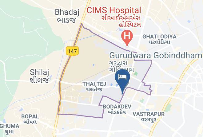 Ahmadabad - Hotel Eden Maps