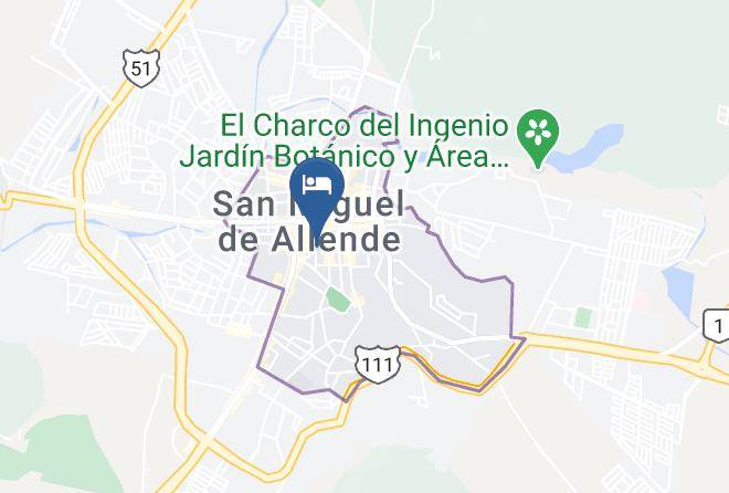San Miguel De Allende - Hotel Eden De Los Angeles Maps