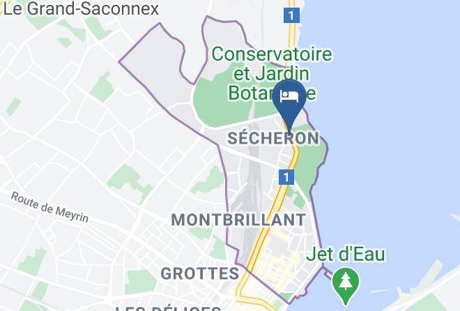 Geneva - Hotel Eden Geneve Maps