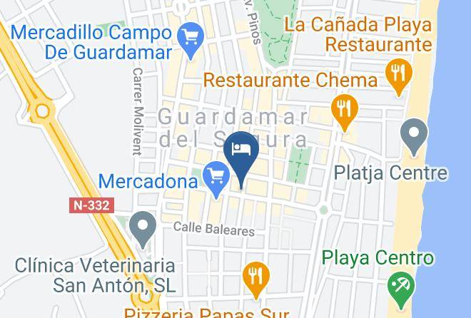 Alicante - Hotel Eden Mar Maps