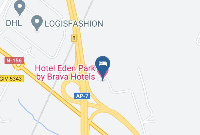 Girona - Hotel Eden Park By Brava Hotels Maps