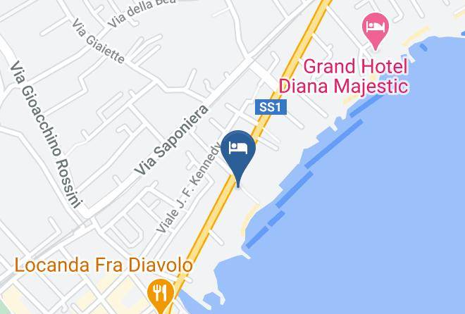 Imperia - Hotel Eden Park Maps