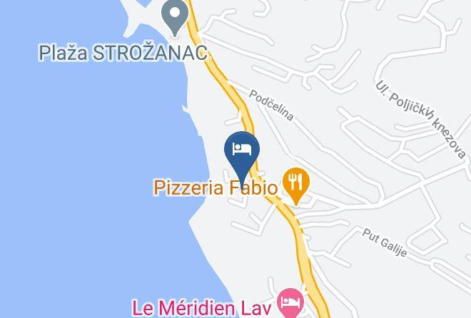 Podstrana - Hotel Eden Maps