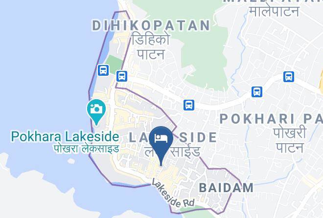 Pokhara - Hotel Eden Maps