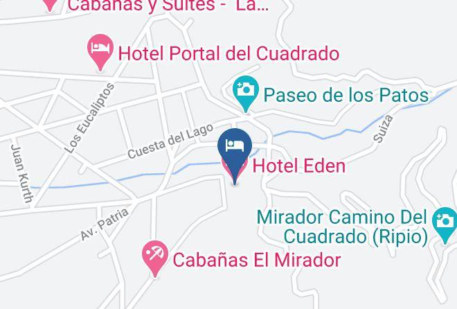 Punilla Department - Hotel Eden Maps