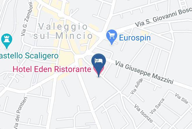 Verona - Hotel Eden Ristorante Maps