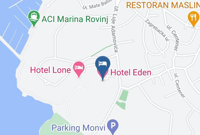 Rovinj - Hotel Eden Maps