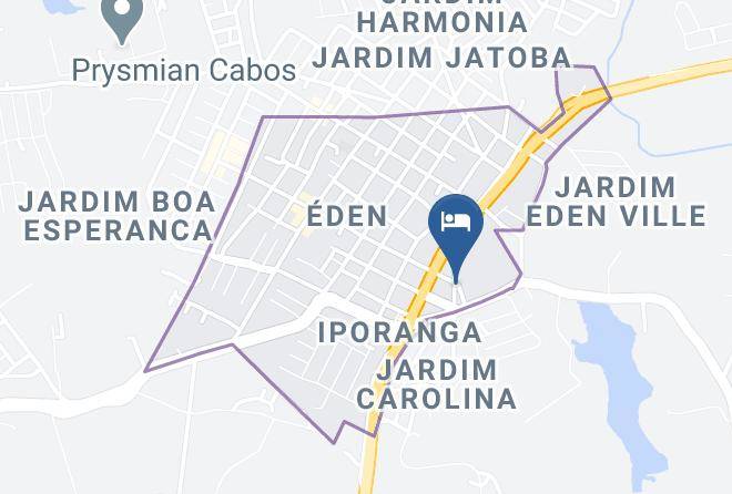Sorocaba - Hotel Eden Maps