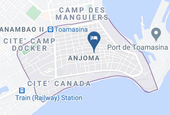 Toamasina I - Hotel Eden Maps