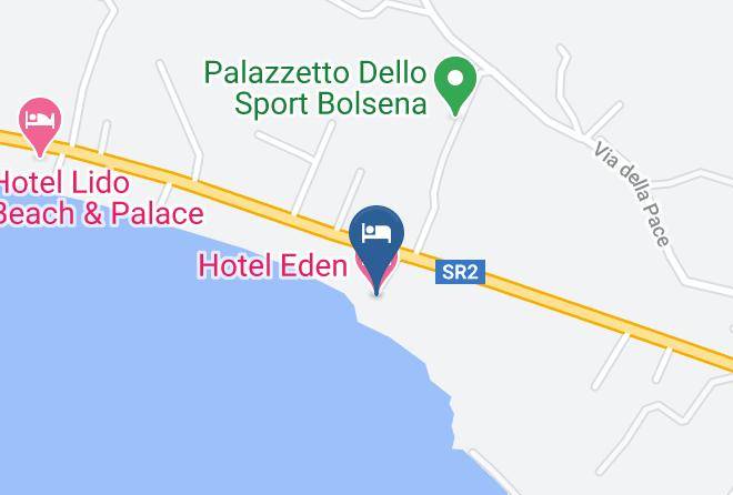 Viterbo - Hotel Eden Maps