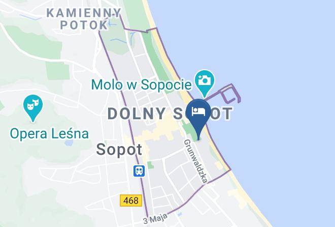 Sopot - Hotel Eden W Sopocie Maps