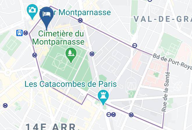 Hotel Edgar Quinet Map