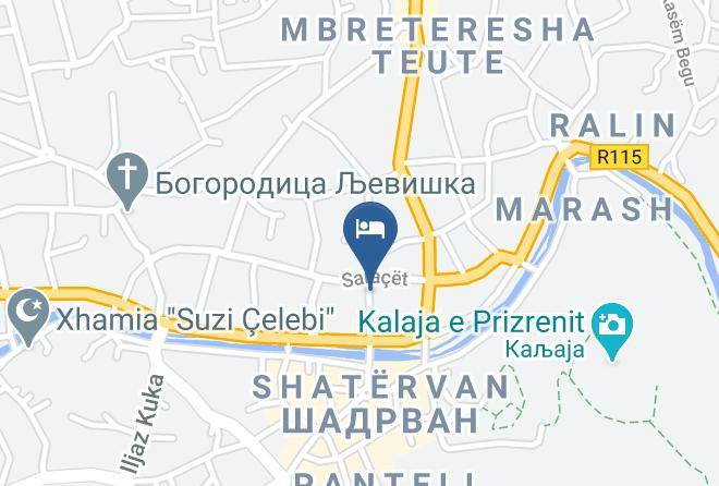 Prizren - Hotel Edi Imperial Maps