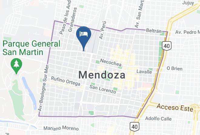 Mendoza - Hotel Edian Maps