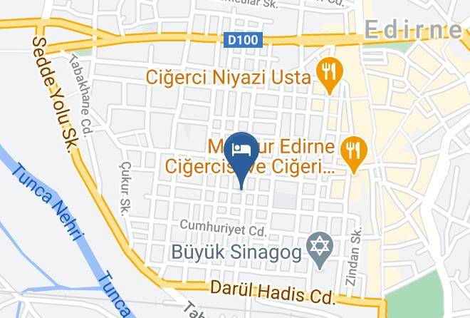 Edirne Dilaverbey - Hotel Edirne Osmanli Evleri Maps