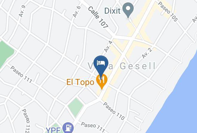 Villa Gesell - Hotel Edith Maps