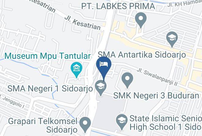 Sidoarjo Regency - Hotel Edotel Maps