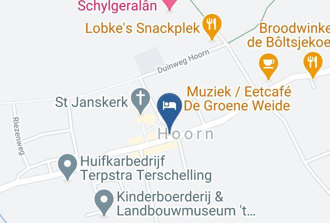 Terschelling - Hotel Eethuis De Koegelwieck Maps