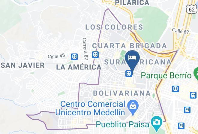 Medellin - Hotel Egina Medellin Maps