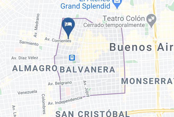 Balvanera - Hotel Egipto Maps
