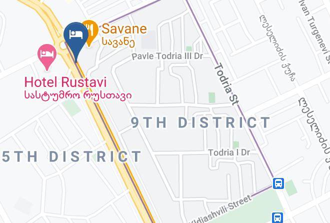 Rustavi - Hotel Egrisi Gardabani Maps