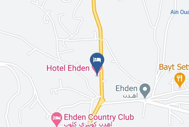 Zgharta - Hotel Ehden Maps