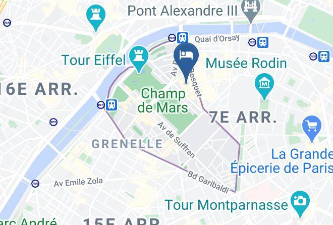Paris - Hotel Eiffel Rive Gauche Maps