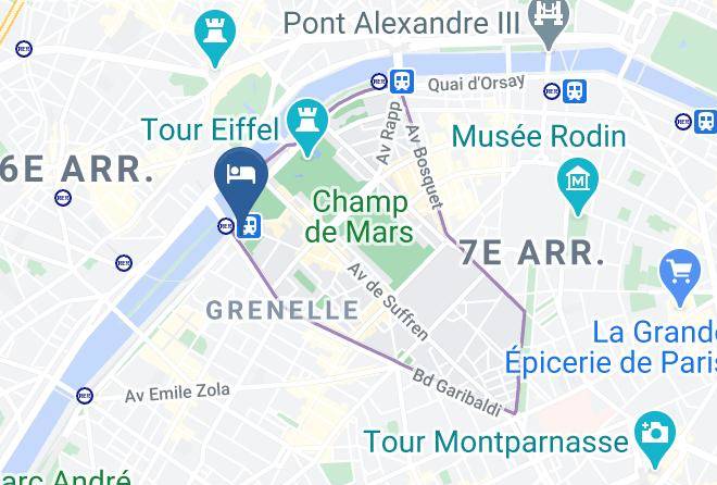 Paris - Hotel Eiffel Seine Maps