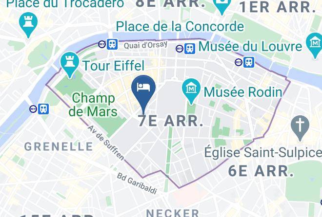 Paris - Hotel Eiffel Turenne 3 Etoiles Maps