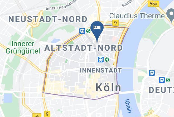 Cologne - Hotel Eigelstein Maps