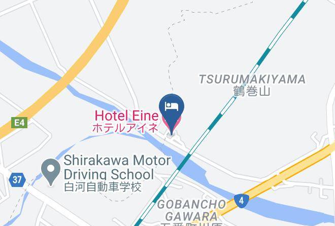 Shirakawa City - Hotel Eine Maps
