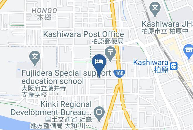 Kashiwara City - Hotel Eine Kashiba Maps