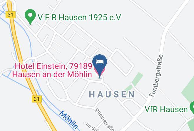 Breisgau Hochschwarzwald - Hotel Einstein 79189 Hausen An Der Mohlin Maps