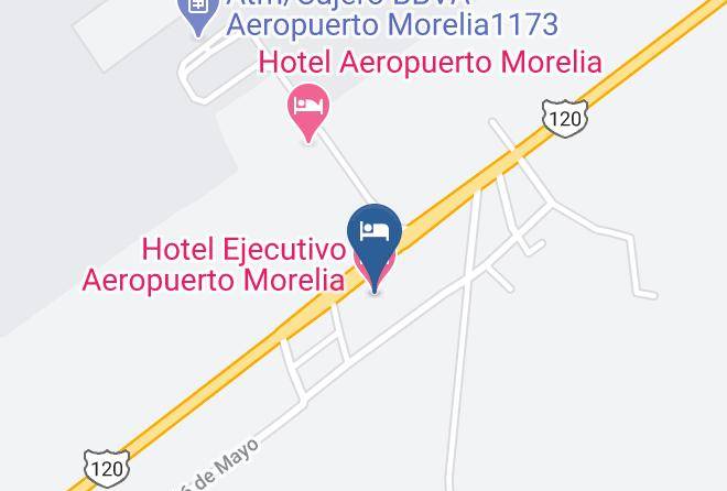 Alvaro Obregon Municipality - Hotel Ejecutivo Aeropuerto Morelia Maps