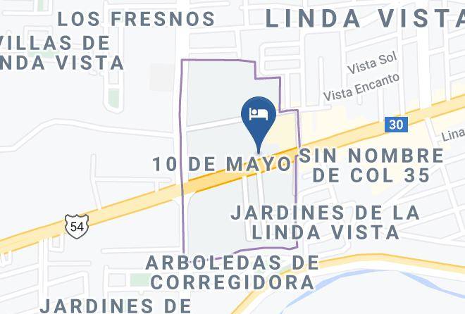 Guadalupe - Hotel Ejecutivo Plus Maps
