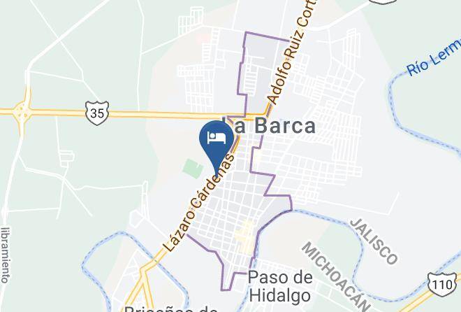 Hotel Ejecutivo San Carlos Map