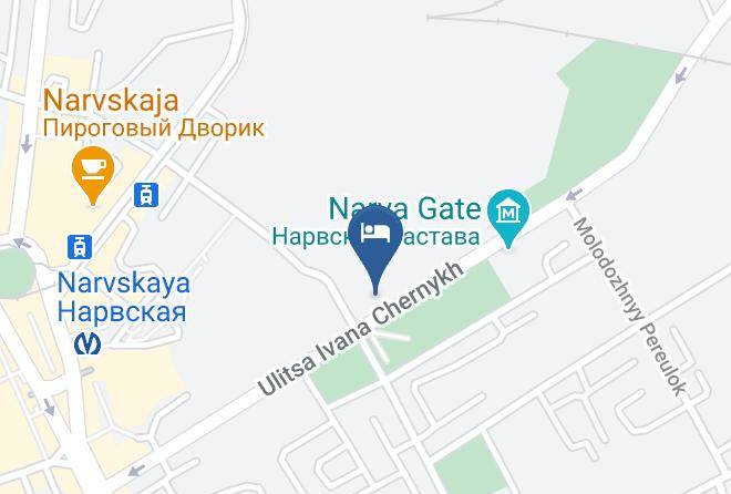 Saint Petersburg - Hotel Ekaterinhof Maps