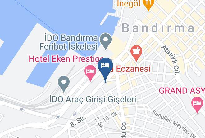 Bandirma - Otel Eken Maps