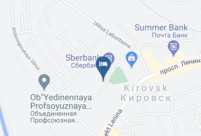 Kirovsk - Hotel Ekkos Maps