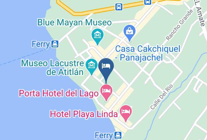 Panajachel - Hotel El Aguacatal Maps