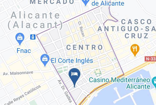 Alicante - Hotel El Alamo Maps