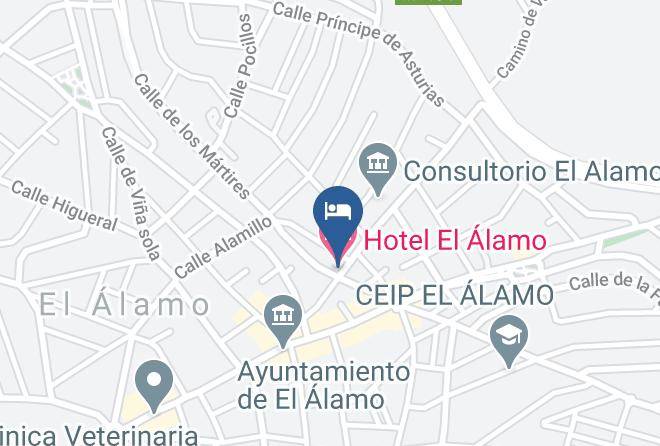 Madrid - Hotel El Alamo Maps