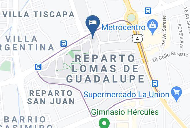 Managua - Hotel El Almendro Maps